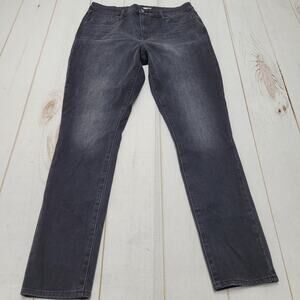 Levis Premium 721 high rise skinny jeans gray 32 stretch